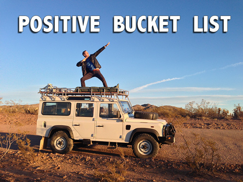 Positive bucket list - Maximum Strength Positive Thinking